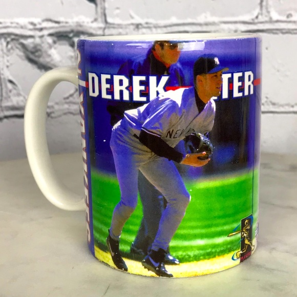 Linyi MLB New York Yankees Derek Jeter Y2K 2000 Vintage Ceramic Coffee Mug & Cup - Picture 1 of 8